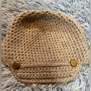 Preowned Banana Republic Wool Cap in Light Gray One Size